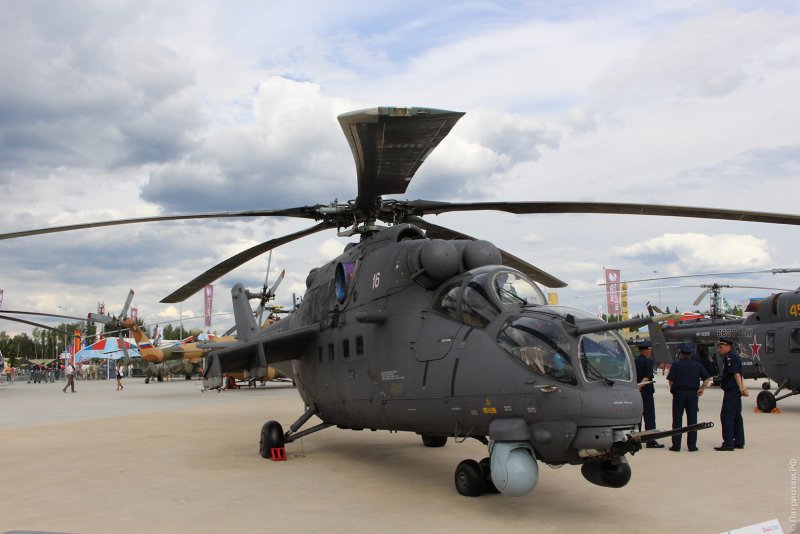 Ми-35мс армейский ударный вертолёт