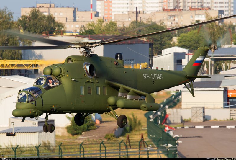 Ми-35мс армейский ударный вертолёт