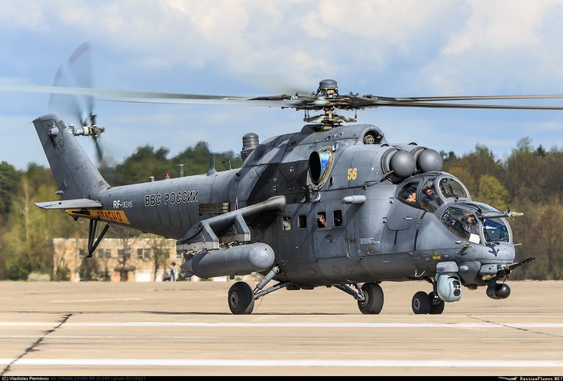 Ми-35мс армейский ударный вертолёт