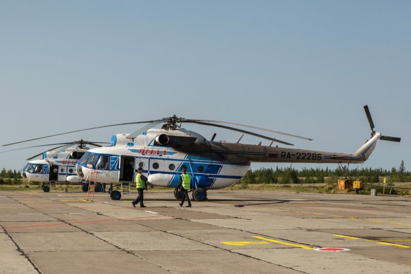 Вертолетная площадка Ямал новый Уренгой