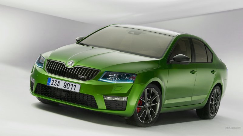 Škoda Octavia 2021 зеленый