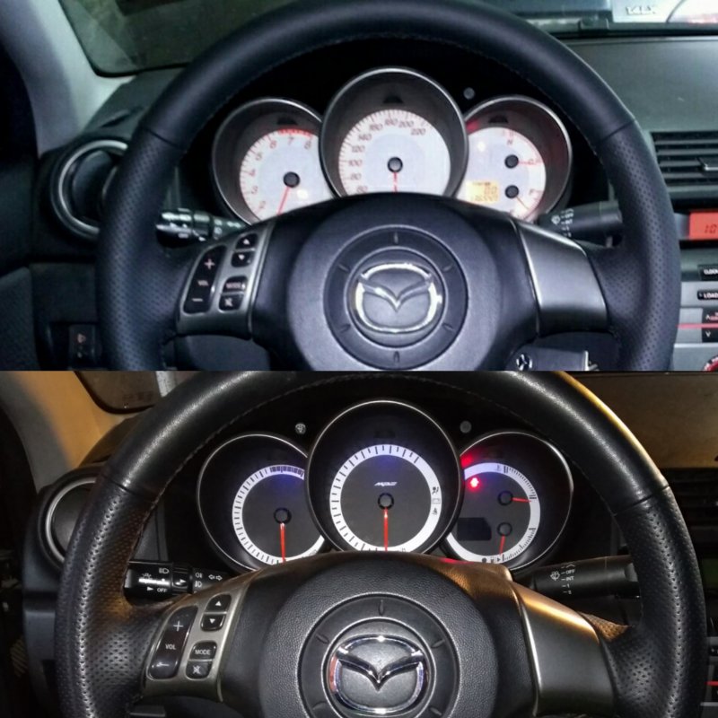 Mazda 3 2008 приборная панель