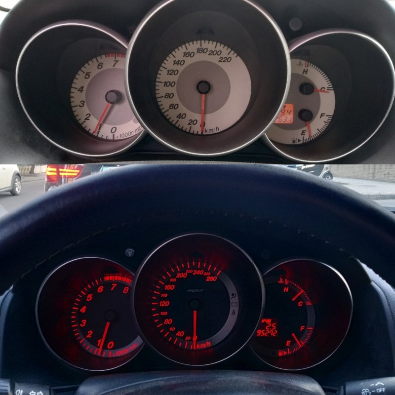 Mazda 3 2006 приборная панель