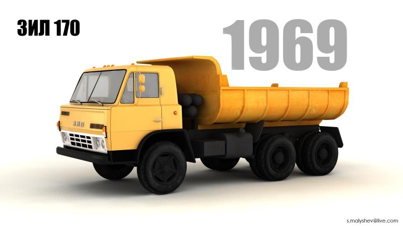 ЗИЛ 170 3д модель