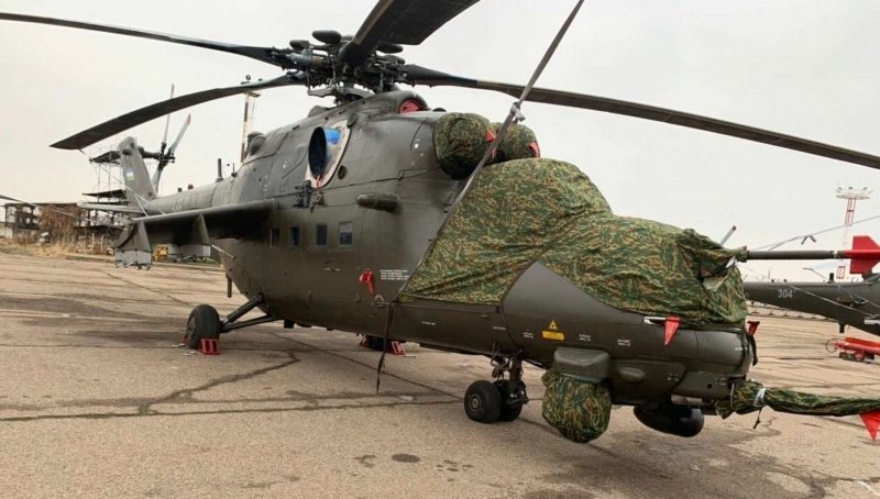 Ми-35 ВВС Узбекистана