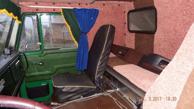 КАМАЗ 5410 салон спальник