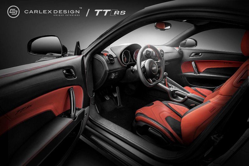 Audi TT 8j красный салон