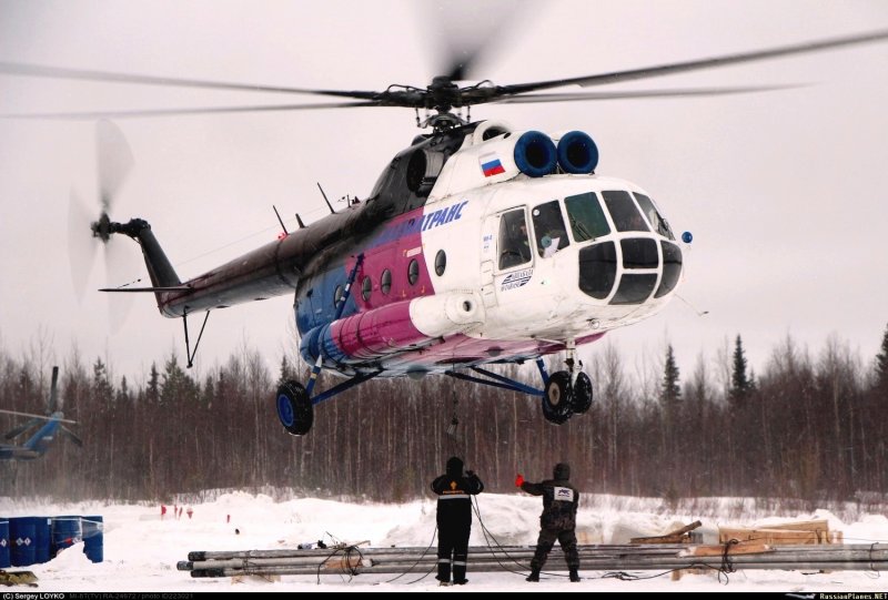 Вертолет Харьяга Усинск
