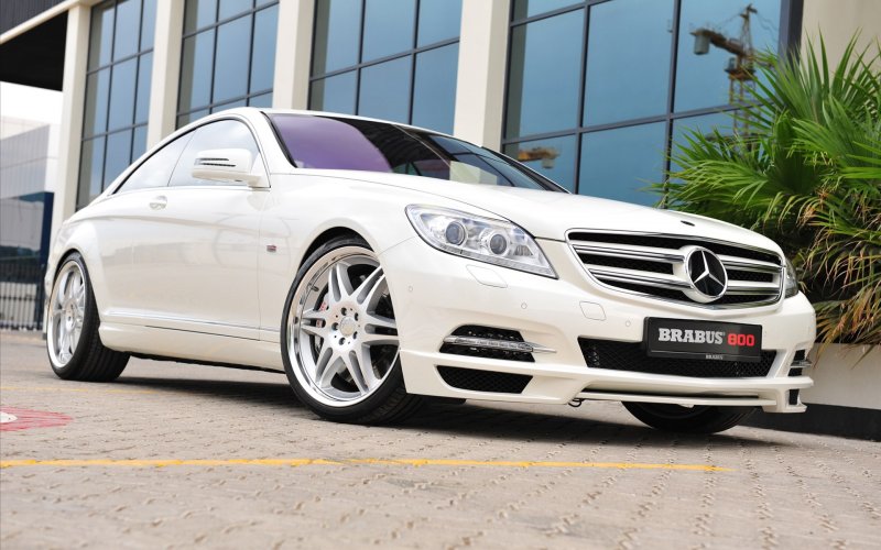 Mercedes Benz Brabus белый