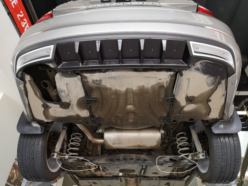 Днище Skoda Octavia a7