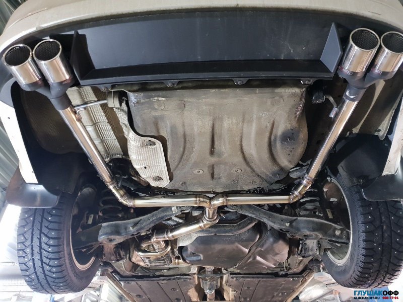 Выхлоп Skoda Octavia a7 1.8