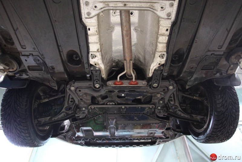 Skoda Octavia a5 днище