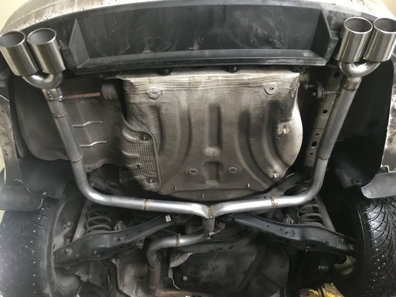 Skoda Octavia a7 1.6 выхлоп