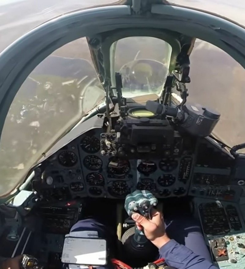 Су-25 кабина пилота