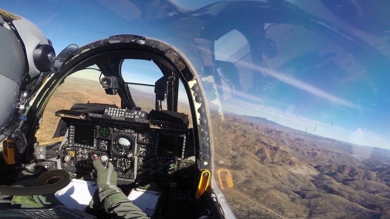 Fairchild Republic a-10 Thunderbolt II Cockpit