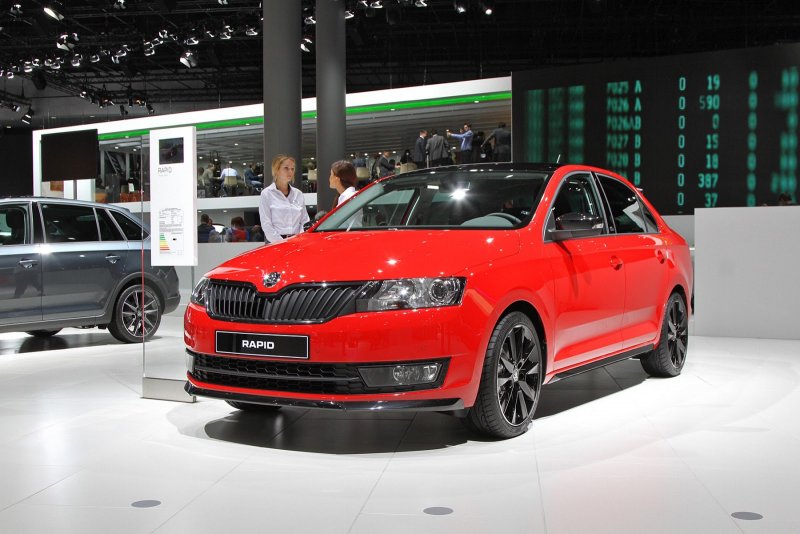 Škoda Rapid Monte Carlo черная