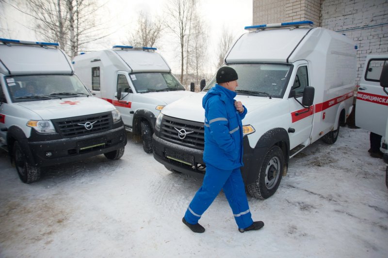 Автопарк скорой помощи машины УАЗ ГАЗ