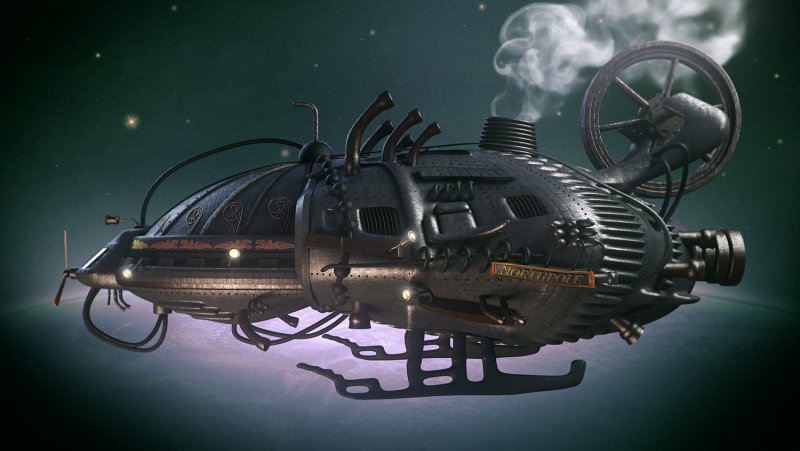 Steampunk корабли