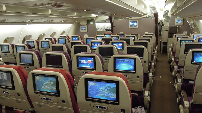 KLM a380 Upper Deck