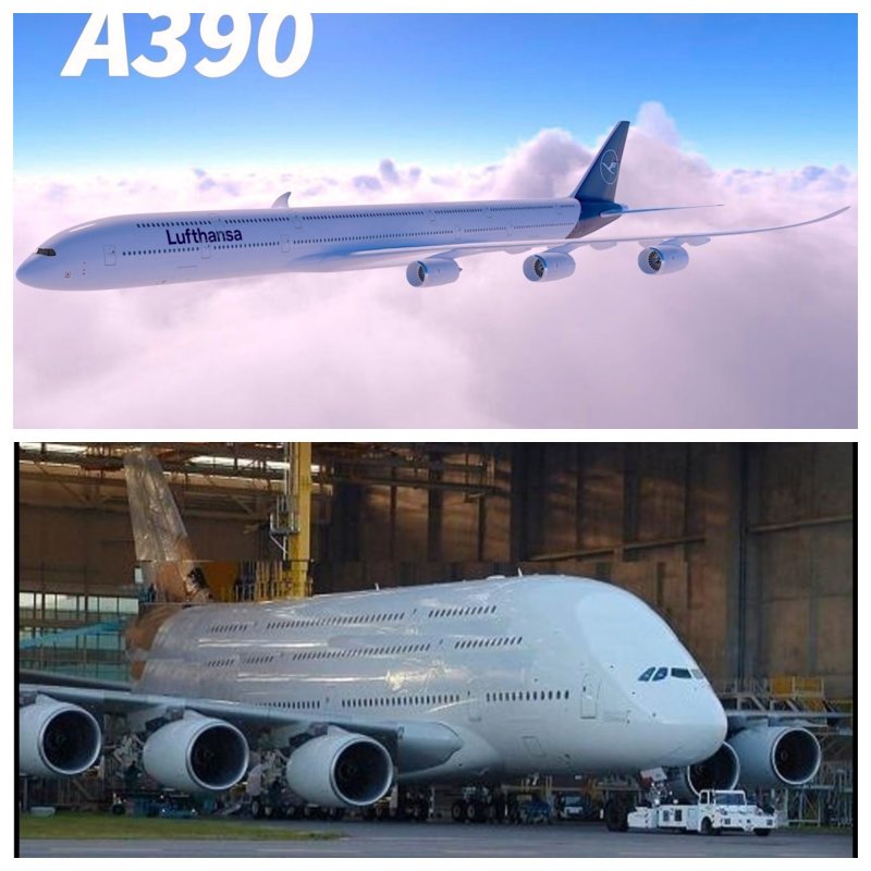 Airbus a390 салон