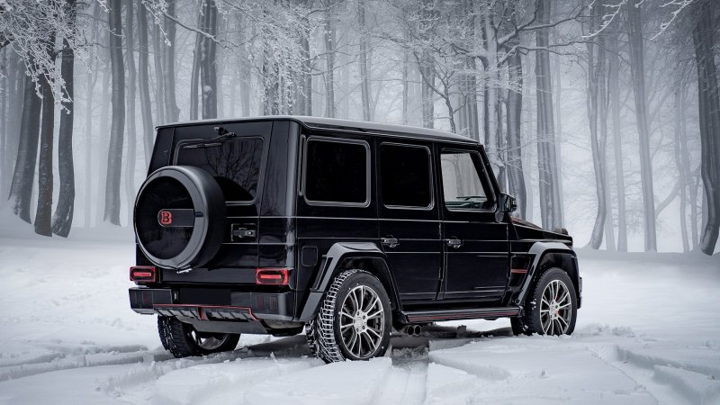 Mercedes Gelandewagen черный Брабус