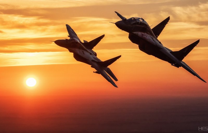 Mig 29 Sunset