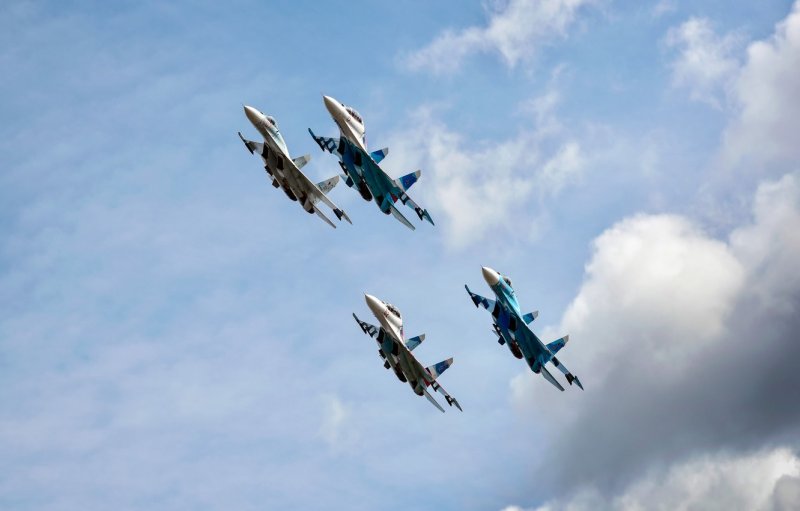 Соколы России Су-27
