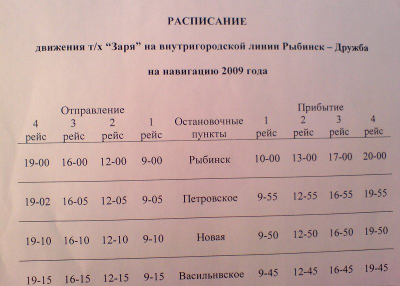 Расписание 131