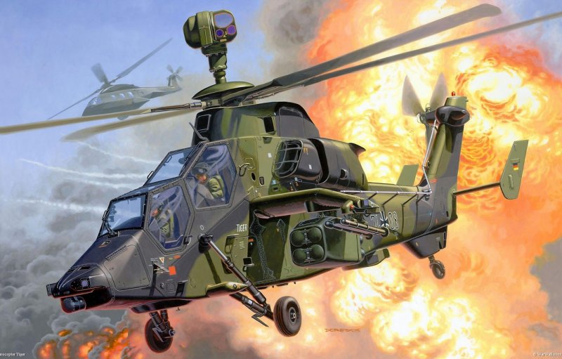 Ударный вертолет Eurocopter Tiger