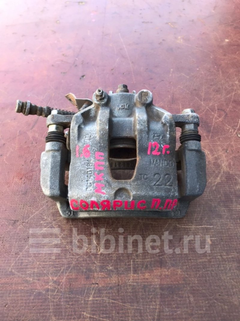 Передний правый суппорт Hyundai Accent 1