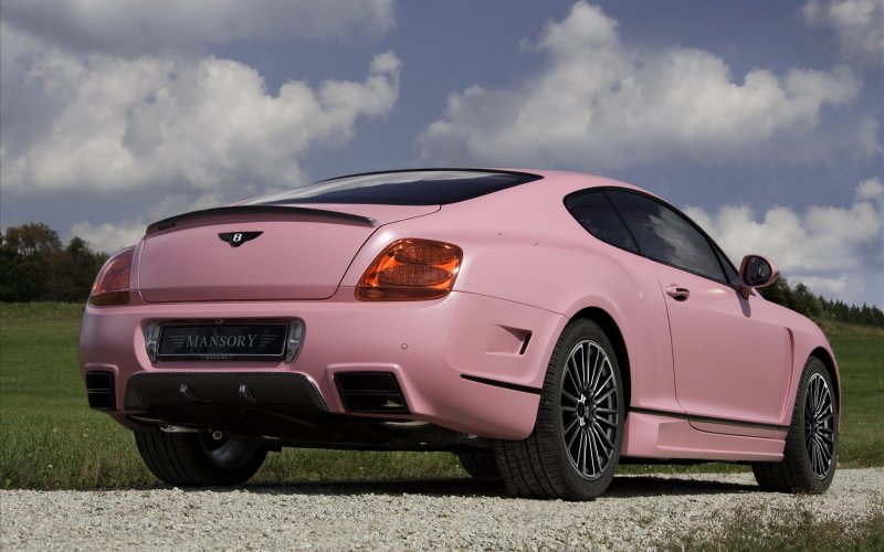 Bentley Continental розовый