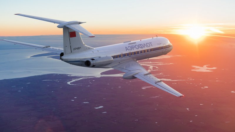 Самолет ту134 итековский