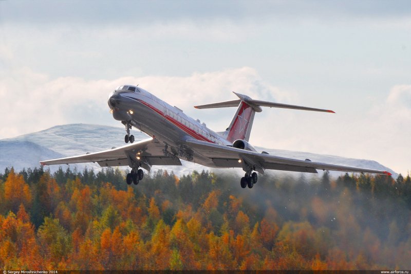 Ту 134 перехват