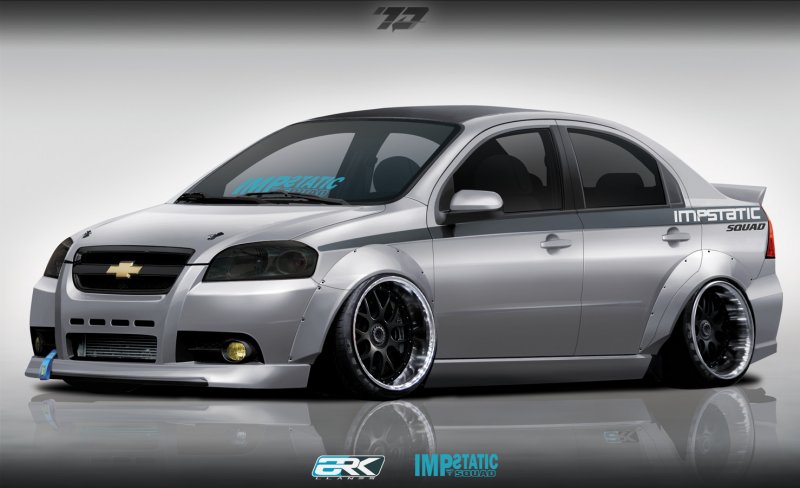 Chevrolet Aveo t250 стенс