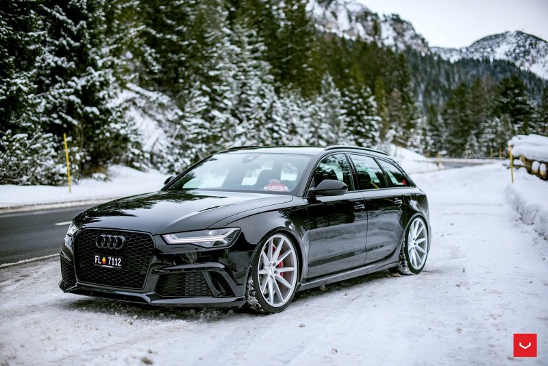 Audi rs6 avant Black