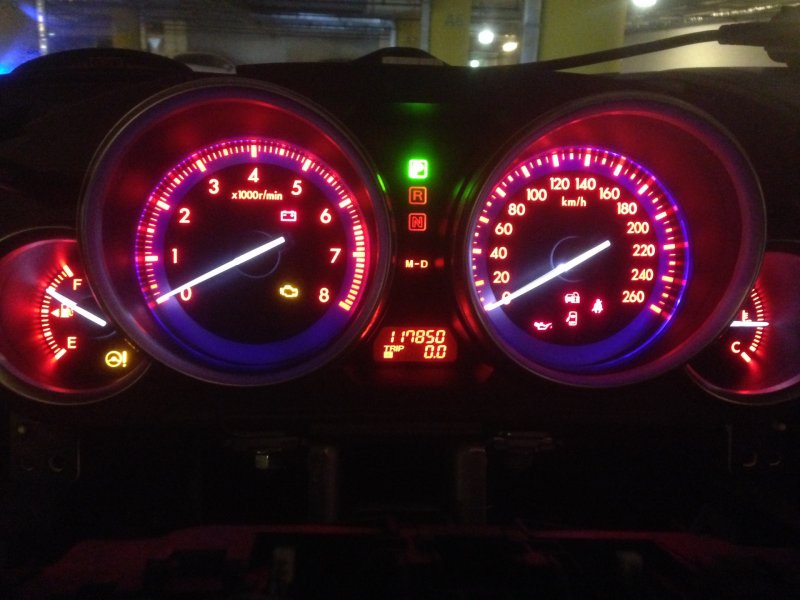Приборка мазды 6 2006