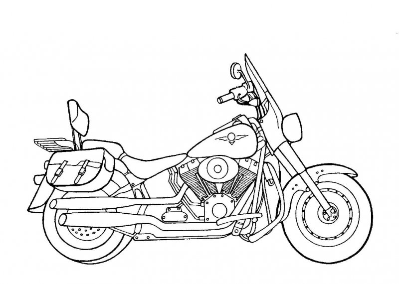 Раскраска Honda VFR 800