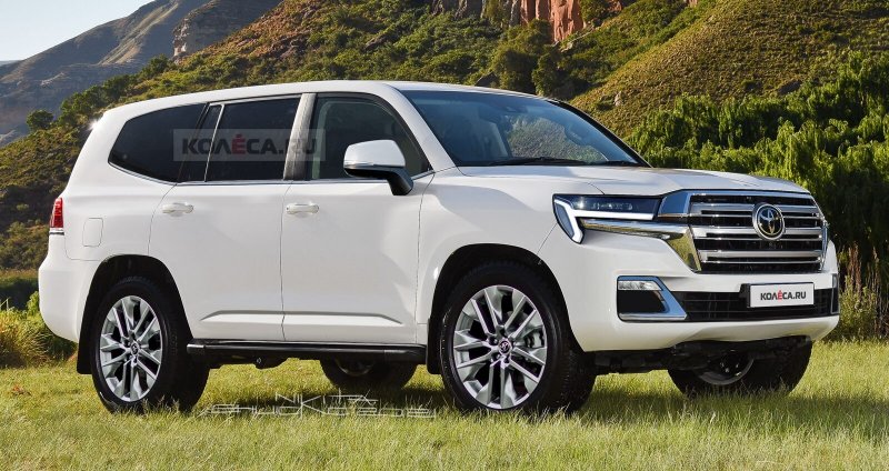 Toyota Land Cruiser 300 сзади