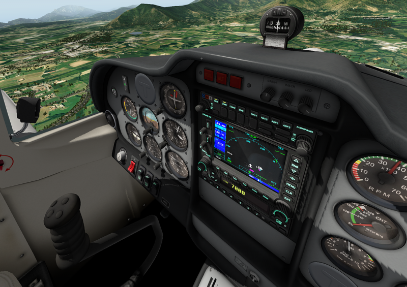 Tecnam p2002 кабина