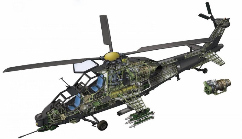 Китайский боевой вертолет WZ-10