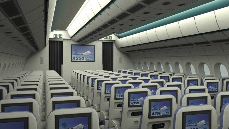 Airbus a350-900 салон