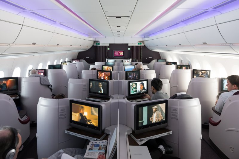 Airbus a350-1000 салон