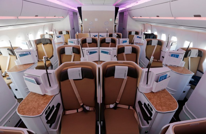 Airbus a350 XWB салон