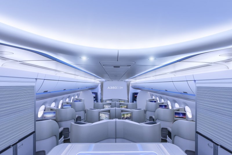 Airbus a350 XWB внутри
