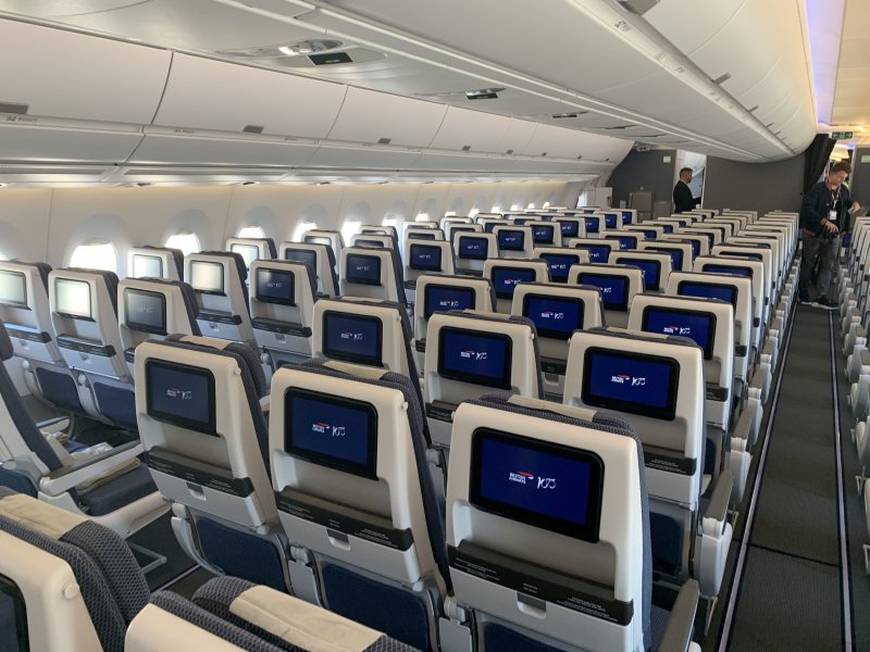 Airbus a350 внутри