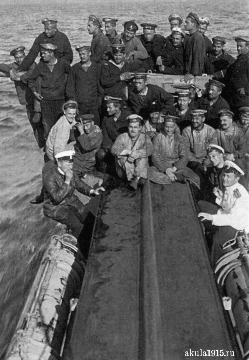 Подводная лодка Барс 1915 чертеж