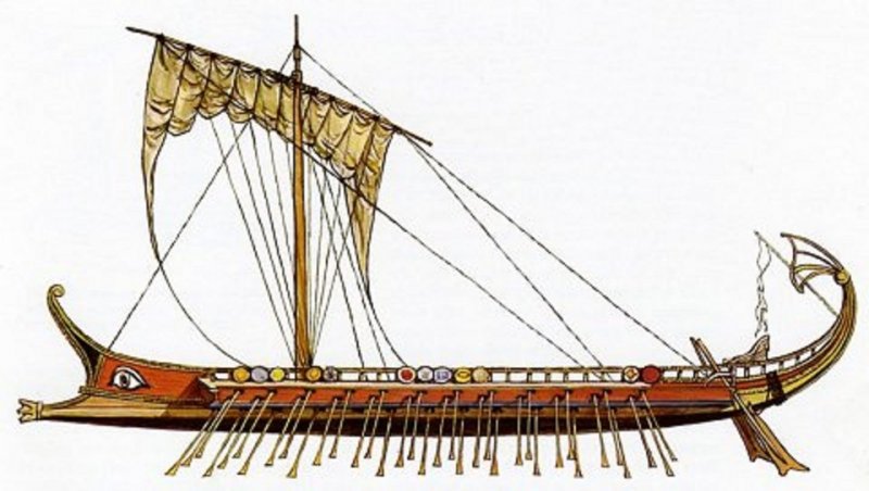 Морские сражения античности
