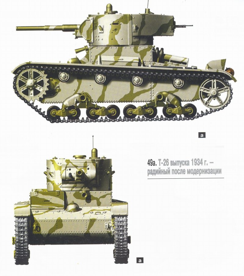 Танк т-26 схема