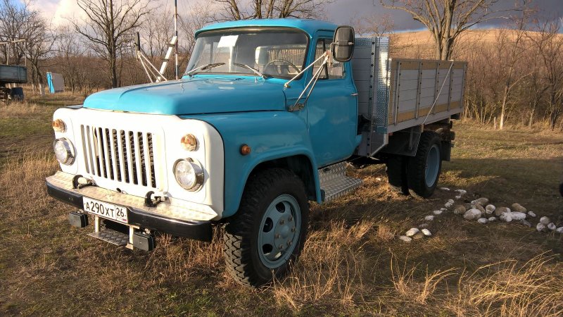 ГАЗ-53 самосвал удлиненный