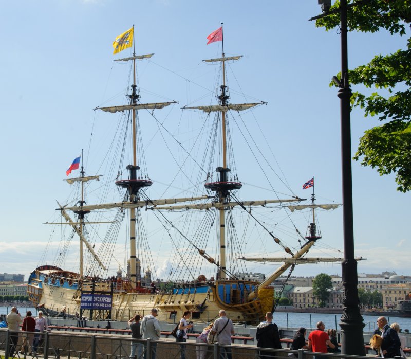 Корабль Полтава Петра 1
